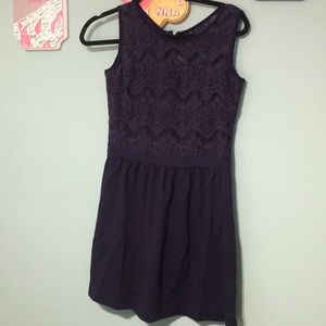 Lilly Pulitzer blue lace dress size medium.